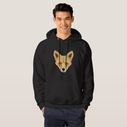 Fox Face Hoodie (Vorne ganz)