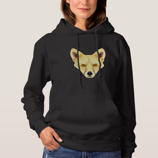 Fox Face Hoodie (Vorderseite)
