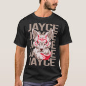 Fox Face - Jayce Name T-Shirt (Vorderseite)