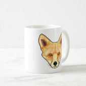 Fox Face Kaffeetasse (VorderseiteRechts)