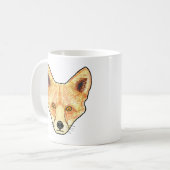 Fox Face Kaffeetasse (Vorderseite Links)