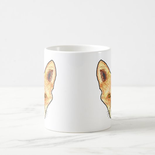 Fox Face Kaffeetasse (Mittel)