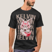 Fox Face - Kelvin Name T-Shirt (Vorderseite)
