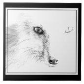 Fox Face Keramik Tile Fliese (Vorderseite)