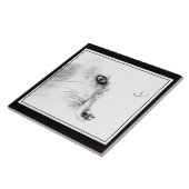 Fox Face Keramik Tile Fliese (Seite)