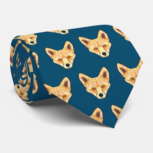 Fox Face Krawatte (Gerollt)
