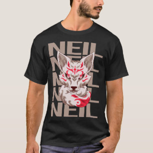 Fox Face - Neil Name T-Shirt