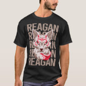 Fox Face - Reagan Name T-Shirt (Vorderseite)