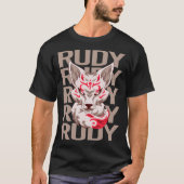 Fox Face - Rudy Name T-Shirt (Vorderseite)