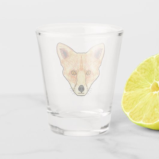 Fox Face Schnapsglas (Rückseite)