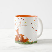 Fox Fall Herbst lässt Kaffeepause Tasse (VorderseiteRechts)