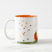 Fox Fall Herbst lässt Kaffeepause Tasse (Links)