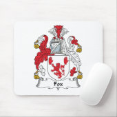 Fox-Familienwappen Mousepad (Mit Mouse)