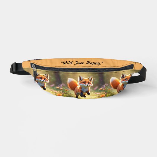 "Fox Family Joy" Bauchtasche (Vorderseite)