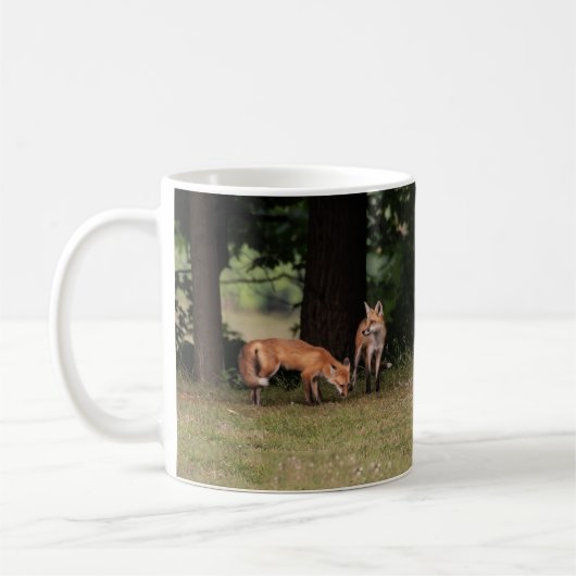 Fox Family Outing Kaffeetasse (Links)