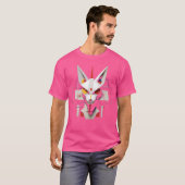 Fox Fantasy Artwork Geometric Animal Art Fox T-Shirt (Vorne ganz)