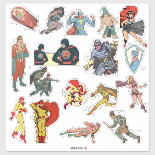 Fox Features Stickers Set #1 Aufkleber (Blatt)