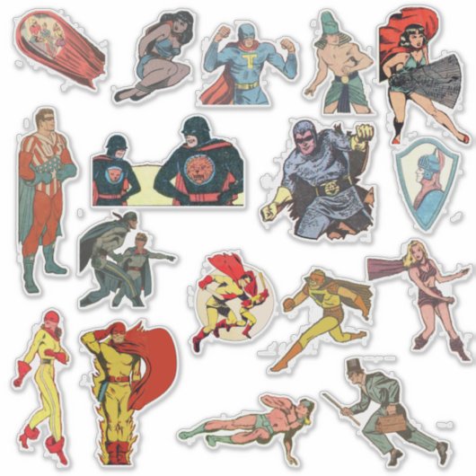 Fox Features Stickers Set #1 Aufkleber (Vorderseite)