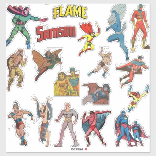 Fox Features Stickers Set #2 Aufkleber (Blatt)