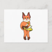 Fox Female mit Rock Postkarte (Vorderseite)