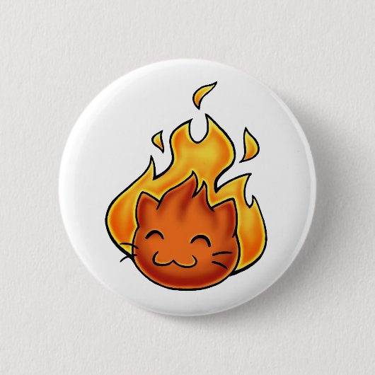 Fox-Feuer Button (Vorderseite)