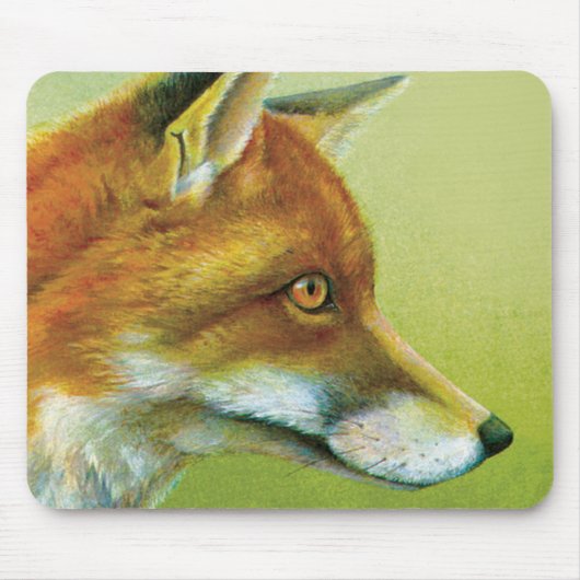 Fox Fine Art Maus-Matte Mousepad (Vorne)