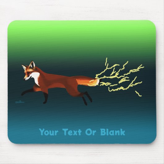 Fox Fire - Northern Lights Mousepad (Vorne)