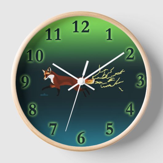 Fox Fire - Northern Lights Uhr (Vorderseite)
