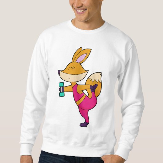 Fox Fitness Dumbbell Sweatshirt (Vorderseite)