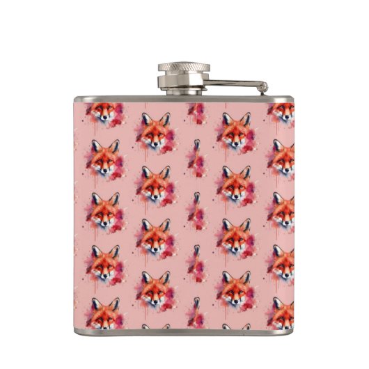Fox Flask Flachmann (Rückseite)