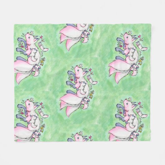 Fox Fleecedecke (Vorderseite (Horizontal))