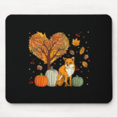 Fox for Women Men Tierherbstsaison Mousepad (Vorne)
