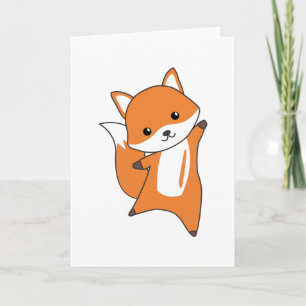 Fox Forest Animal Foxes Orange Kawaii Animes Karte