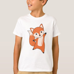 Fox Forest Animal Foxes Orange Kawaii Animes T-Shirt