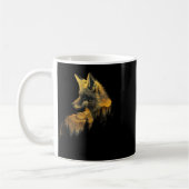 Fox Forest Nature Lover Mountains Wandern Camping Kaffeetasse (Links)