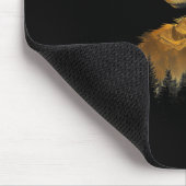 Fox Forest Nature Lover Mountains Wandern Camping  Mousepad (Ecke)