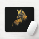 Fox Forest Nature Lover Mountains Wandern Camping  Mousepad (Mit Mouse)