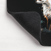 Fox Forest Nature Lover Mountains Wandern Camping  Mousepad (Ecke)