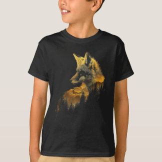 Fox Forest Nature Lover Mountains Wandern Camping T-Shirt