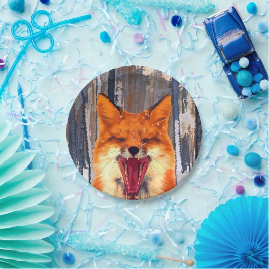 Fox-Forst-Papierplatte Pappteller (Party)