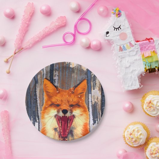 Fox-Forst-Papierplatte Pappteller (Party)
