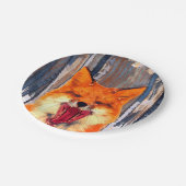 Fox-Forst-Papierplatte Pappteller (Schrägansicht)