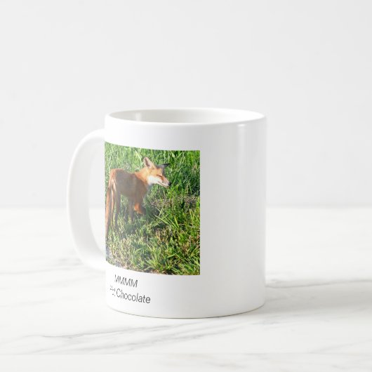 Fox-Foto-Tasse Kaffeetasse (Vorderseite Links)