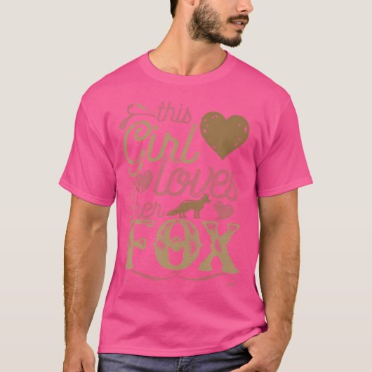 Fox Fox Fox Fox Fox Gegenwart Füchse T-Shirt (Vorderseite)