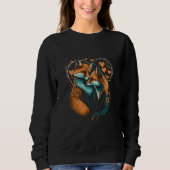 Fox Fox in love Valentine's Day Sweatshirt (Vorderseite)