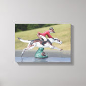 Fox Foxhunting Leinwanddruck (Vorderseite)