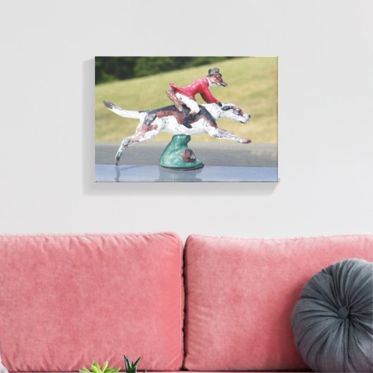 Fox Foxhunting Leinwanddruck (Insitu (Wohnzimmer))