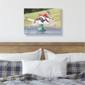 Fox Foxhunting Leinwanddruck (Insitu (Schlafzimmer))