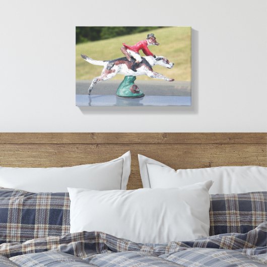 Fox Foxhunting Leinwanddruck (Insitu (Schlafzimmer))