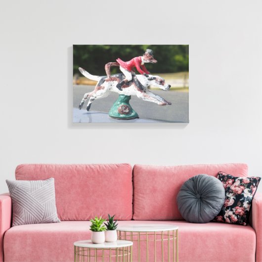 Fox Foxhunting Leinwanddruck (Insitu (Wohnzimmer))